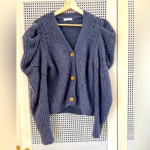 Ulla Johnson Emmy puff sleeve alpaca cardigan